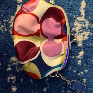 Gently used coach coin purse